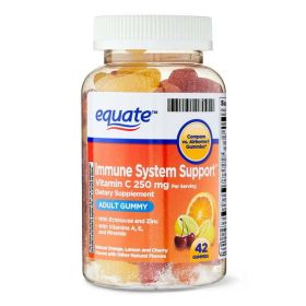 Equate Immune Support Vitamin C Adult Gummies;  250 mg;  42 Count