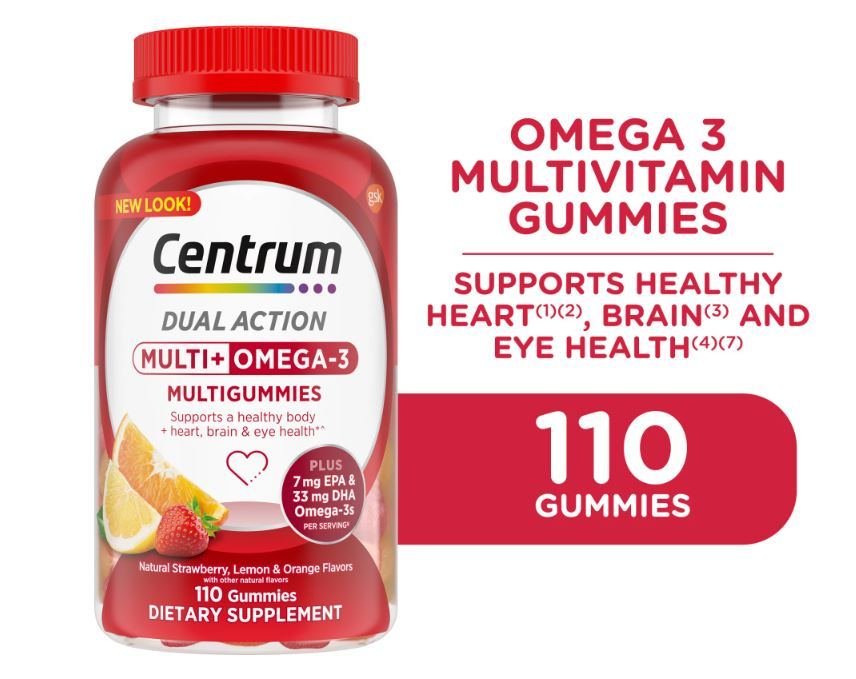 Centrum Multigummies Adult Gummy Vitamins, Multivitamin Supplements, Assorted Fruit, 110 Ct Centrum Multigummies Adult Gummy Vitamins, Multivitamin Supplements, Assorted Fruit, 110 Ct