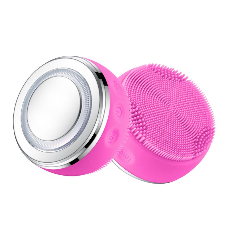 Electric Facial Cleansing Brush Ultrasonic Cleaning Brush Silicone Face Massager Beauty Machine Blackhead Remover Deep Clean Electric Facial Cleansing Brush Ultrasonic Cleaning Brush Silicone Face Massager Beauty Machine Blackhead Remover Deep Clean