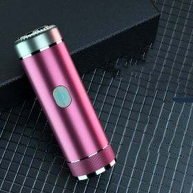 Portable Mini Rechargeable Floating Shaver (Option: Pink-USB)