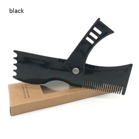 Beard Knife Companion No. 10 Beard Styling Ruler Beard Styling Comb (Option: Rotating styling comb)