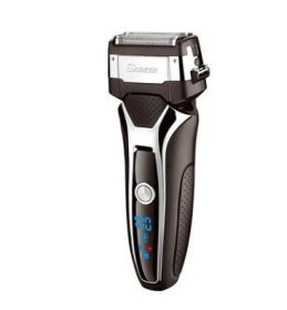 LCD Digital Display Electric Razor Reciprocating Rechargeable Shaver (Option: EU)