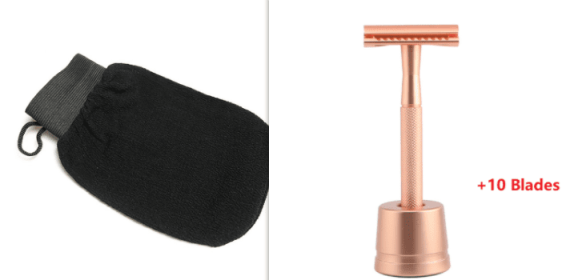 Manual Vintage Men's Razor Metal Gift (Option: Set1)